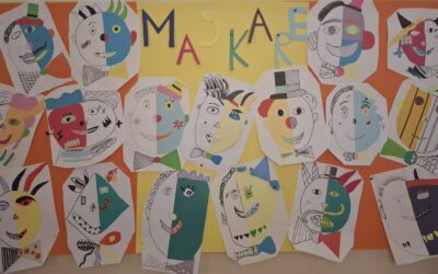 Maškare u produženom boravku (2.b i 4.b)